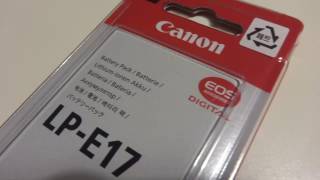 Μπαταρία Canon LP-E17 | #VLOG