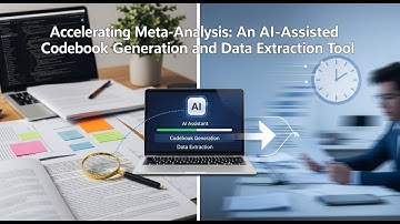 Accelerating Meta Analysis  An AI Assisted Codebook Generation and Data Extraction Tool