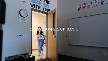 Classroom Setup Day 1 2025! + Classroom Haul