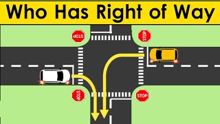 Full Which car has the right of way Understand and Resolve this common Right-of-way Situation Update