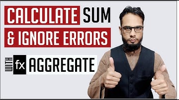 AGGREGATE FUNCTION IN MICROSOFT EXCEL BY ABDULLAH GRAPHICS