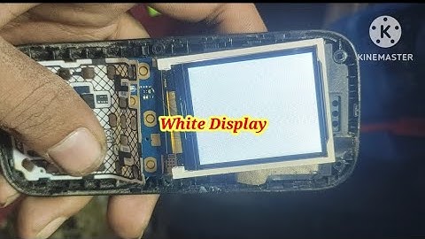 Lava A1 lite white display solution