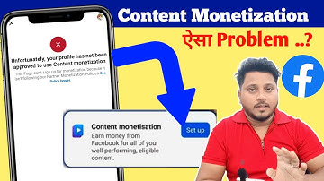 unfortunately your profile has not been approved to use content monetization | Content Monetization