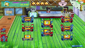 SpongeBob SquarePants Diner Dash Walkthrough - Level #9 - Krusty Krab IX