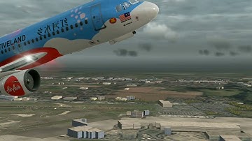 RFS | Plane Taxi & Takeoff Video. @Press2Go