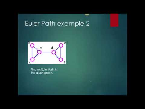 Euler circuits and paths