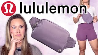 LULULEMON EVERYWHERE BELT BAG 1L REVIEW & MINI TRY-ON HAUL