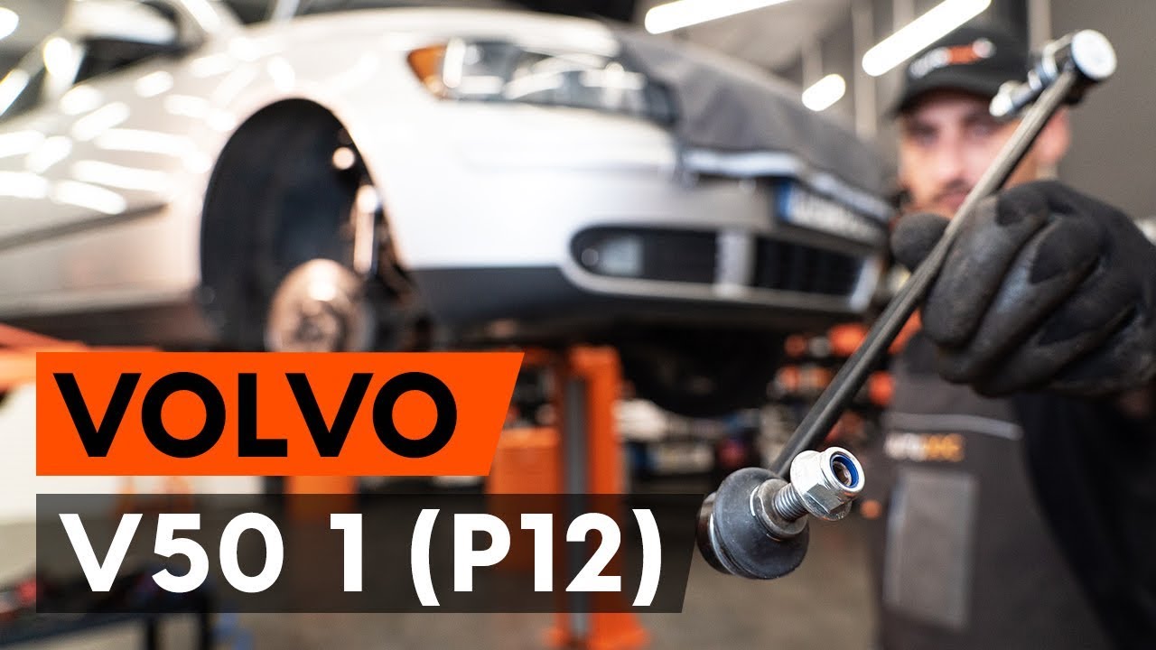 Jak wymienić przedni łącznik stabilizatora w VOLVO V50 1
