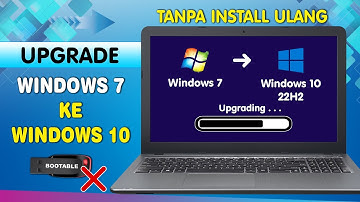 Cara Upgrade Windows 7 ke 10 Tanpa Instal Ulang | Tanpa Flashdisk | Tanpa Menghapus Data | Terbaru