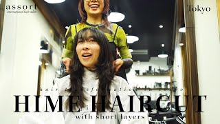 HAIR TRANSFORMATION at Assort Hair Salon Tokyo  ☆ (Hime Cut hairstyle)