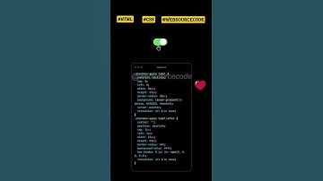 Toggle button using #html & #CSS