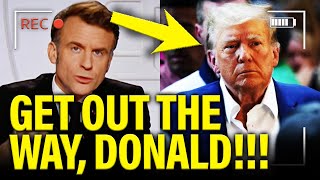 French Prez DESTROYS Trump and PUSHES HIM ASIDE