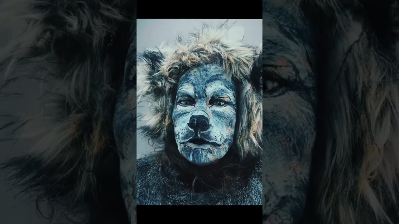 It ‘s Just realistic  makeup No IA. Wolf realistic Makeup!
