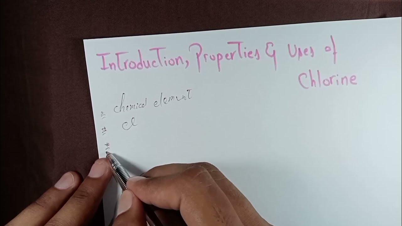 Definition, Example & Explanation of Chlorine Easy Method to