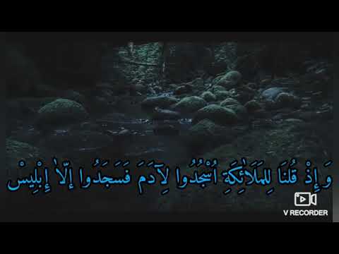 و إذ قلنا للملائكة ٱسجدوا لآدم تلاوة مبكية للشيخ ياسر الدوسري