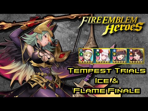 Fire Emblem Heroes (Tempest Trials: Ice & Flame Finale | Lunatic 7 Battles | 2379 Score)