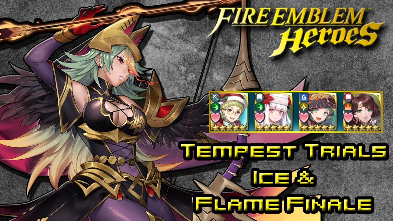 Fire Emblem Heroes (Tempest Trials: Ice & Flame Finale | Lunatic 7 Battles | 2379 Score)
