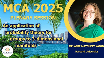 Melanie Matchett Wood - An application of probability theory for groups to 3-dimensional manifolds