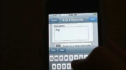 A TRUE barcode / UPC scanner for your iPhone.