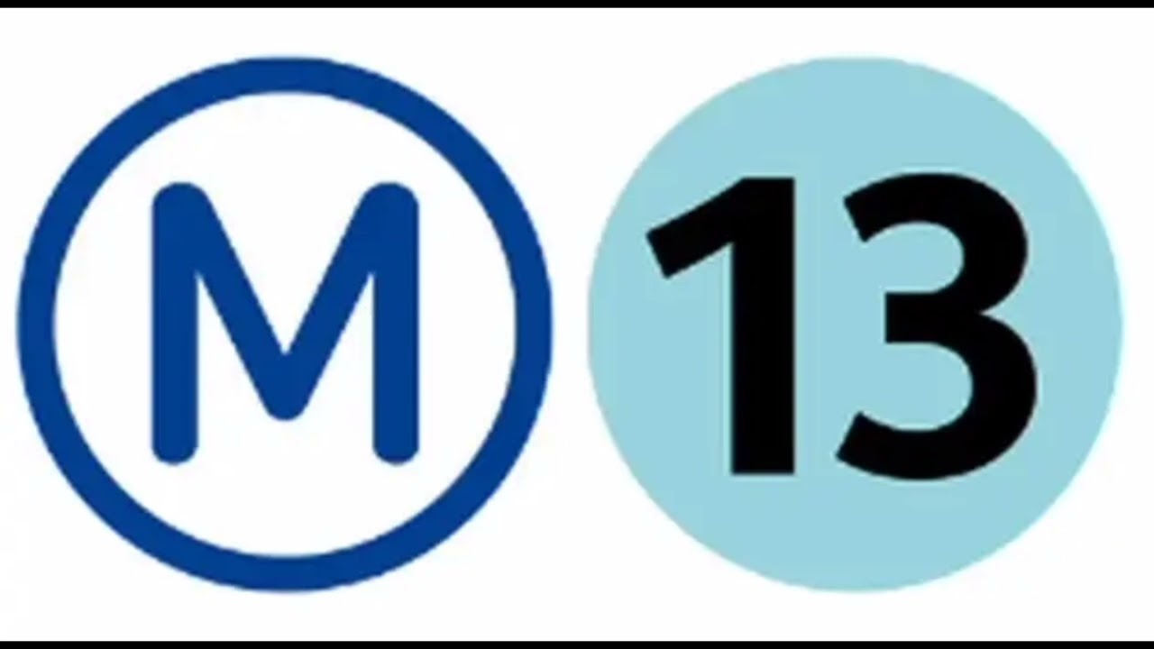 Métro 13 RATP - Annonces sonores des stations (2018)