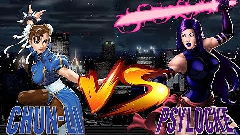 [Quick-ie Fight-#094]: 🔥 Chun-Li vs Psylocke – The Rematch | X-Men vs Street Fighter Fan Battle💥🎮