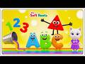 Preschool Learning activities for 3 year olds at home | Learn ABC Phonics Shapes Numbers Colors 🌈