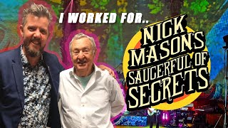 I worked for Nick Mason's Saucerful of Secrets!  (My animated backdrops for the 2022 Echoes tour)