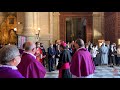 Llegada del Nuncio Apostólico de España a la Catedral de Guadix