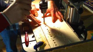 Large Format Cribbage Board - Drill Press