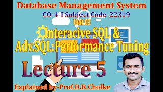 Unit 03 Interactive SQL & Adv. SQL: Performance Tuning_05