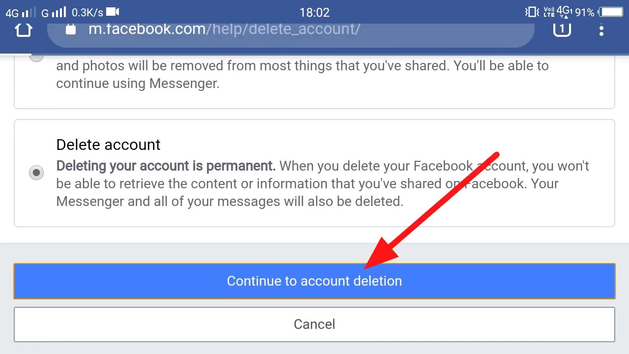 HOW TO DELETE YOUR FACBOOK ACCOUNT PERMANENTLY||VS WORLD - YouTube