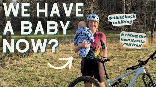 Back to bikes postpartum & riding the Ecusta Trail (NC's newest rail trail!)