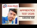Union Bank Of India Apprentice 2026 Test - 2 || Reasoning & Quantitative And Computer Test - 2 #ubi
