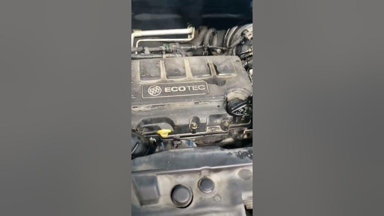 Buick encore oil leak - YouTube