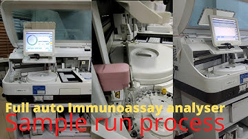 Sample run process in the cobas e 411 🔥@medicallabtechnologysajal6903