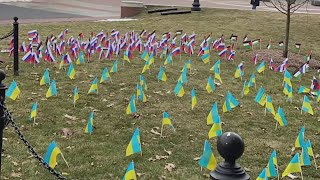 Ukrainian students raise concerns about vandalism, posters on UConn campus