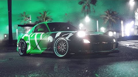 NEED FOR SPEED HEAT / KENJIS RX7 (NFS CARBON) / WRAP SPEED ART / 4K
