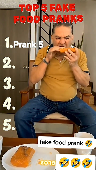 TOP 5 FAKE FOOD PRANKS #SHORTS