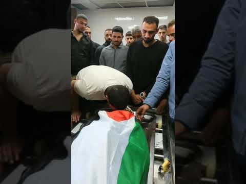 في حضرة وداع الشهيد عمر اشتيه ابن قرية سالم