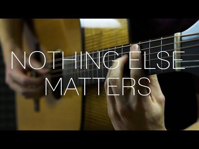 Metallica - Nothing Else Matters - Fingerstyle Guitar Cover class=