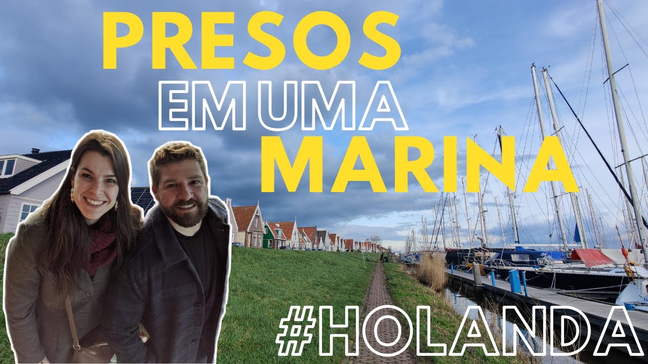 Olhando VELEIROS, acabamos PRESOS EM UMA MARINA em Durgerdam na HOLANDA | EP. 2