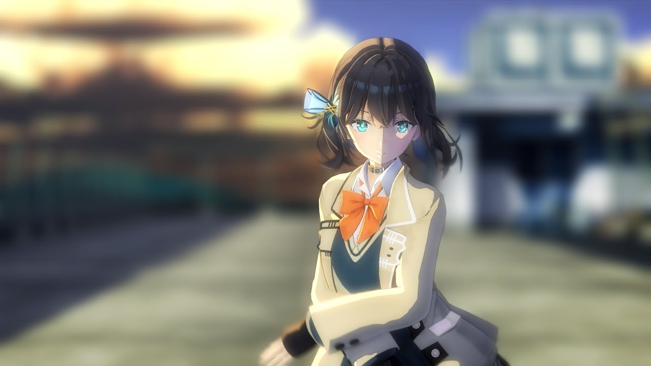 MMD】宮舞モカ「Angel Rhythm」 msTC 4K - YouTube