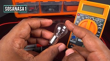 how to test light bulb without energy using a multimeter