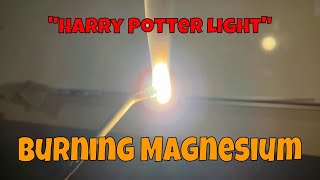 Burning Magnesium Ribbon To Make Magnesium Oxide