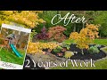 Unbelievable diy backyard before  after transformation thousands saved using recycled material asmr