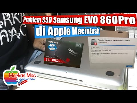 Problem SSD Samsung EVO 860Pro di MacOS Apple Macintosh