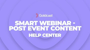 Post Event Content Creation and Management Powered by AI | Goldcast