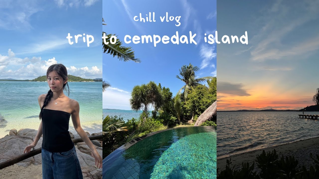 visiting cempedak private island 🏝️🌺 // chill vlog