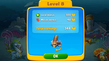 Fishdom - How to complete level 8