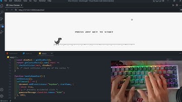 Asmr Programming - Chrome Dino Game - No Talking